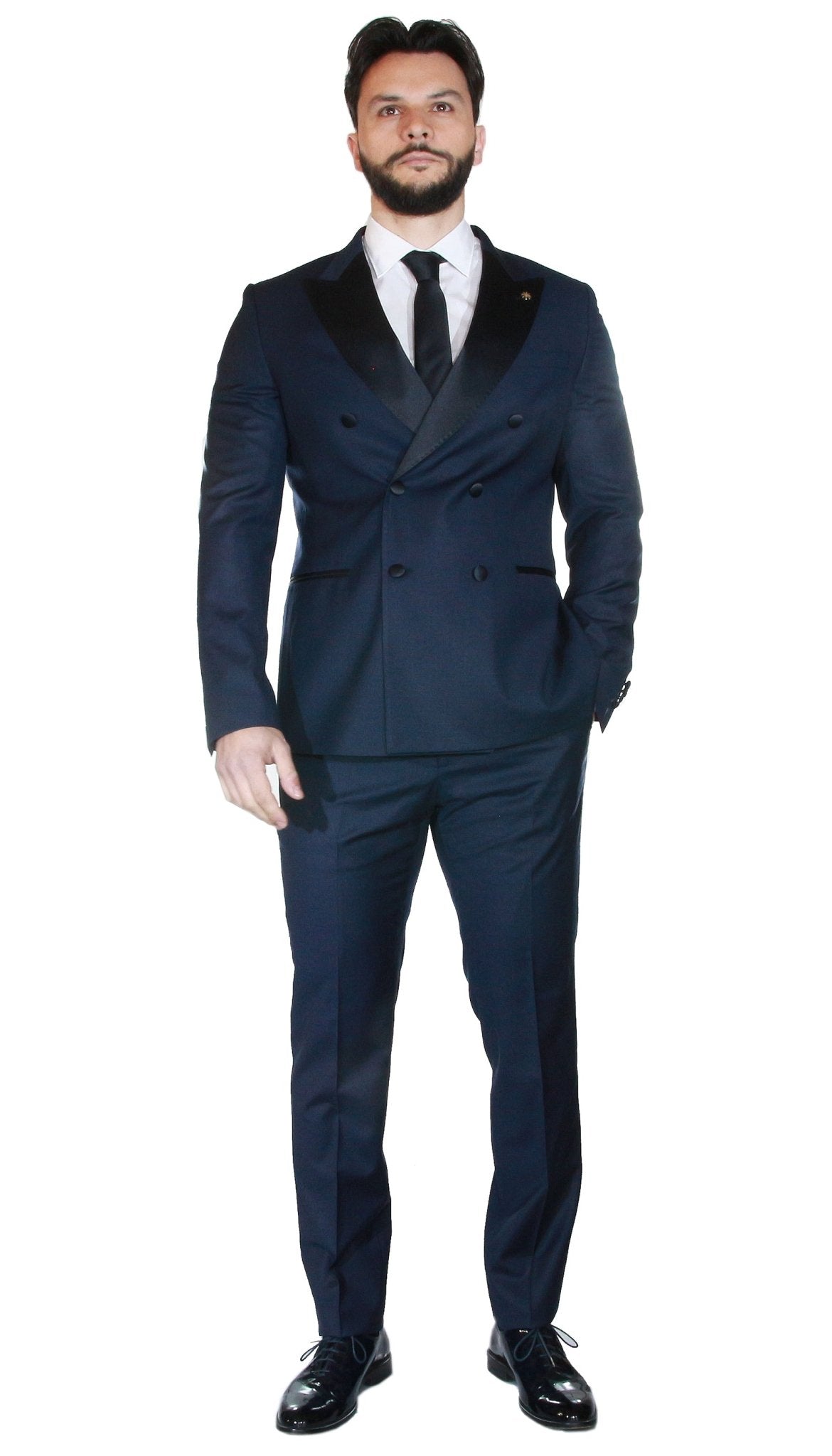 Manuel Ritz Vestito Blu Doppiopetto Manuel Ritz Abito Doppiopetto