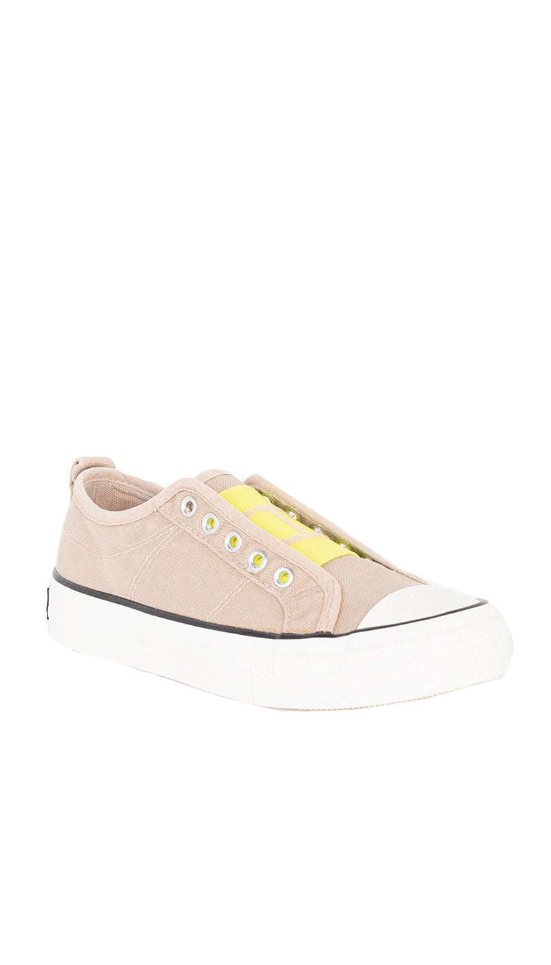 Twinset Milano Sneakers in canvas con logo. 211TCT170 (6591259213959)