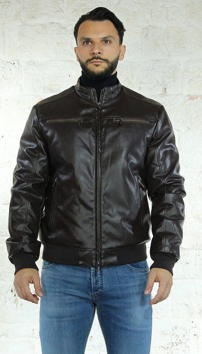 Gaudì Giacca biker in similpelle