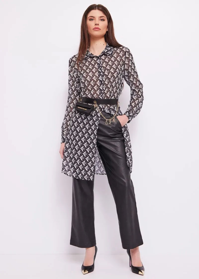 Denny Rose Pantaloni in similpelle