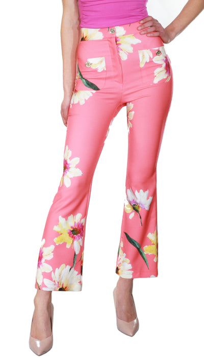 Denny Rose Pantalone stampa floreale