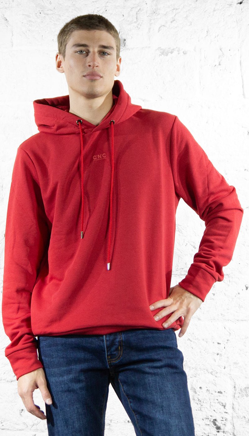 C'N'C Felpa con cappuccio in cotone Felpa - Boutique Luisa Trendy