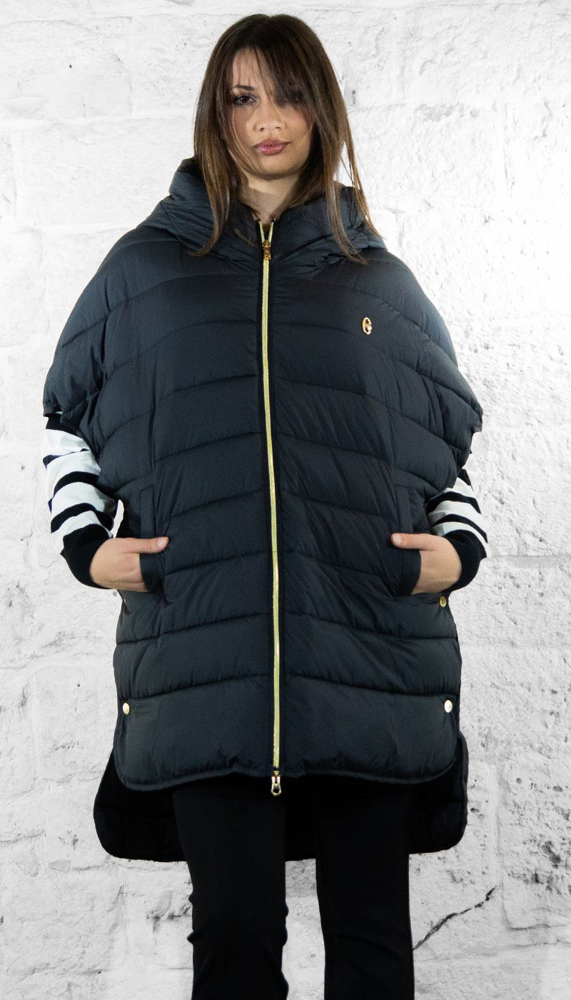 Conte Of Florence Cappa Piumino con cappuccio oversize Capispalla Donna - Boutique Luisa Trendy