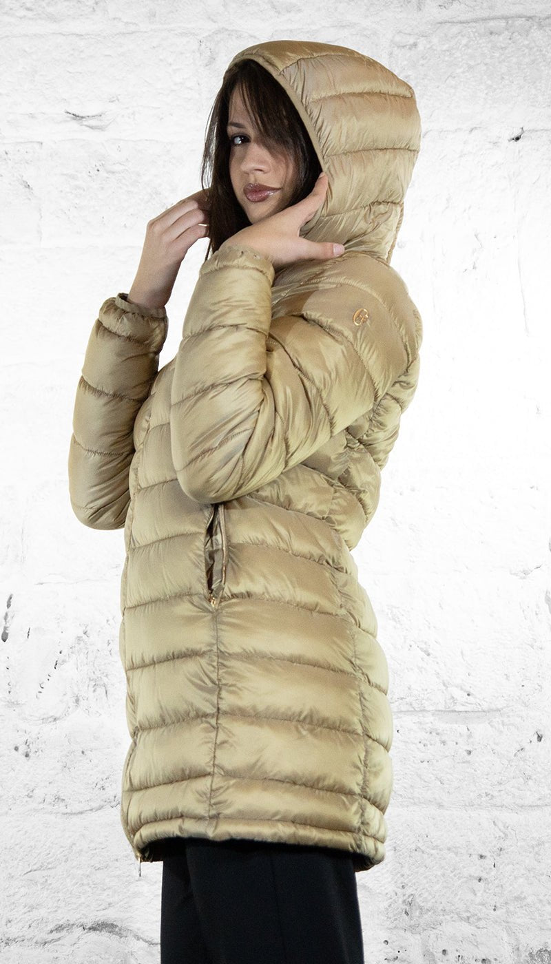 Conte of Florence Giaccone lungo trapuntato con cappuccio Capispalla Donna - Boutique Luisa Trendy