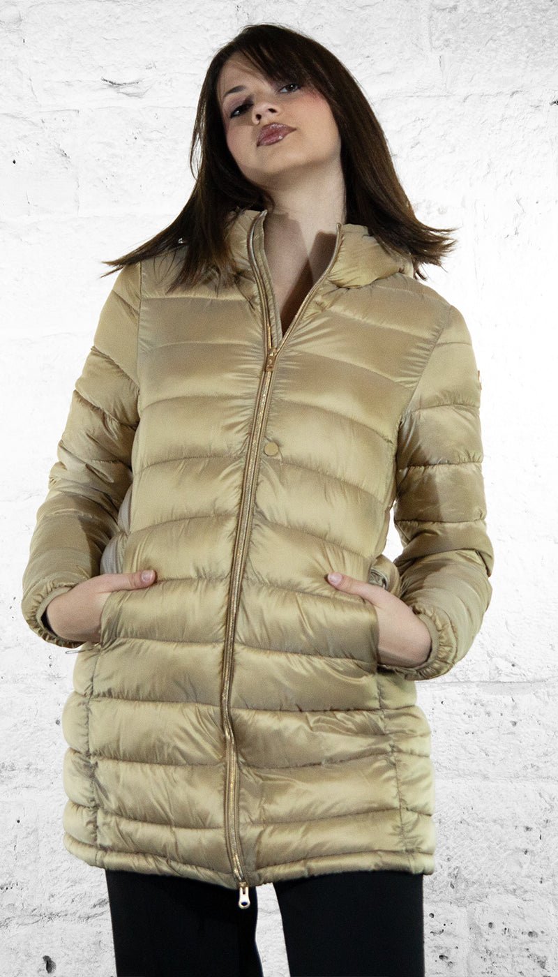 Conte of Florence Giaccone lungo trapuntato con cappuccio Capispalla Donna - Boutique Luisa Trendy