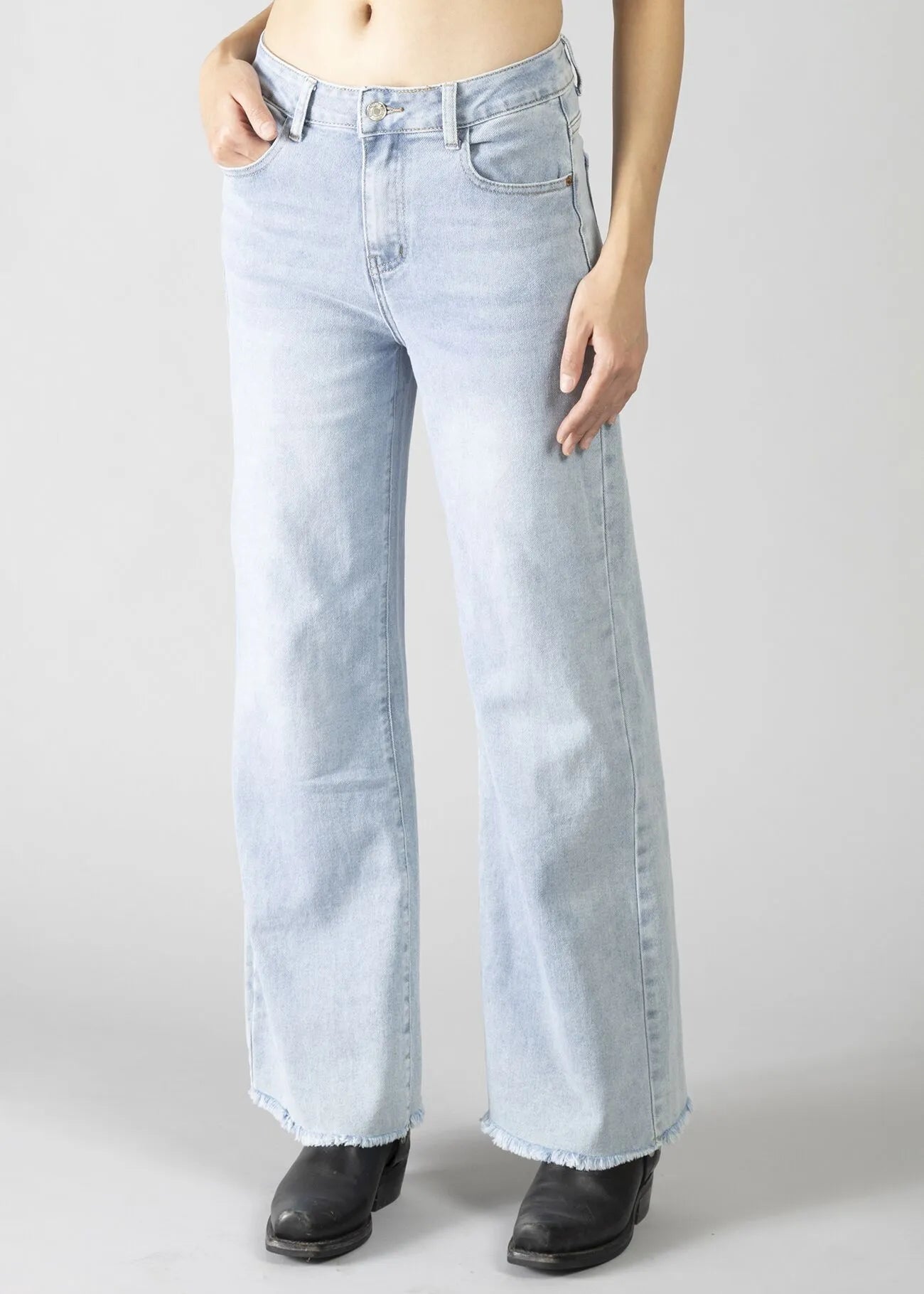 Denny Rose Jeans JEANS STRAIGHT LIGHT BLUE Jeans - Boutique Luisa Trendy