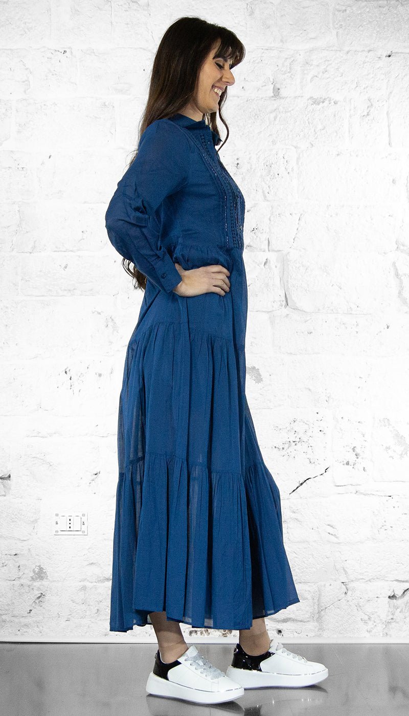 Gaudi Abito donna chemisier midi in cotone 511FD15023 Vestiti - Boutique Luisa Trendy