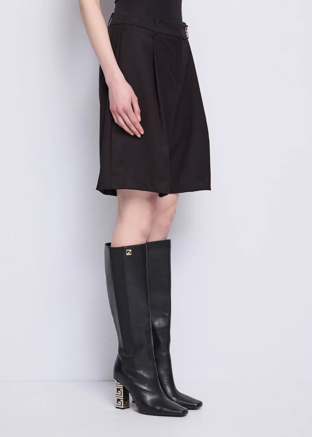 Gaudi Bermuda da donna a vita alta Shorts - Boutique Luisa Trendy