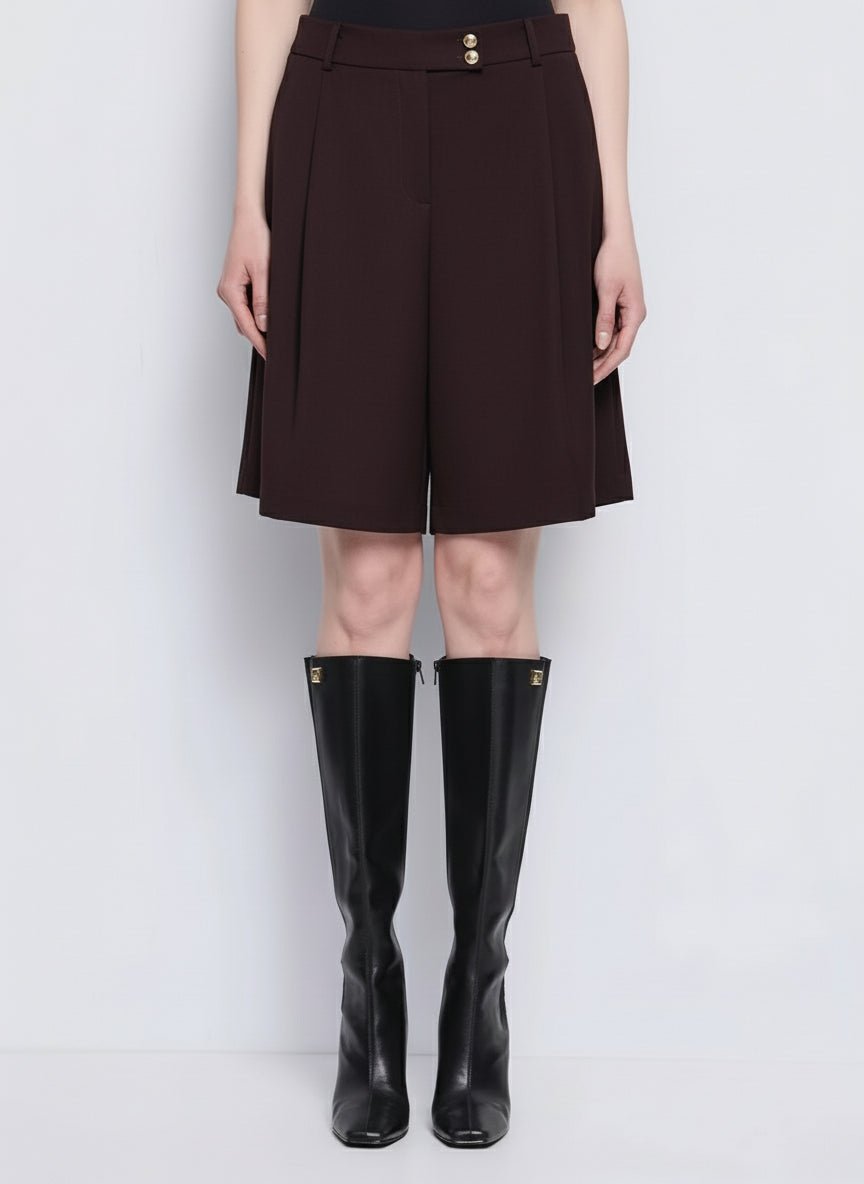 Gaudi Bermuda da donna a vita alta Shorts - Boutique Luisa Trendy