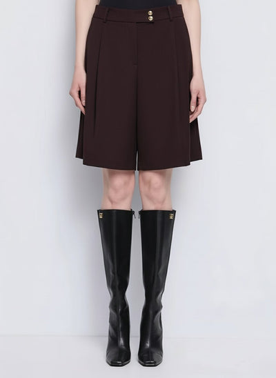 Gaudi Bermuda da donna a vita alta Shorts - Boutique Luisa Trendy