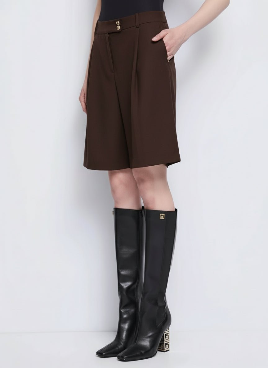 Gaudi Bermuda da donna a vita alta Shorts - Boutique Luisa Trendy