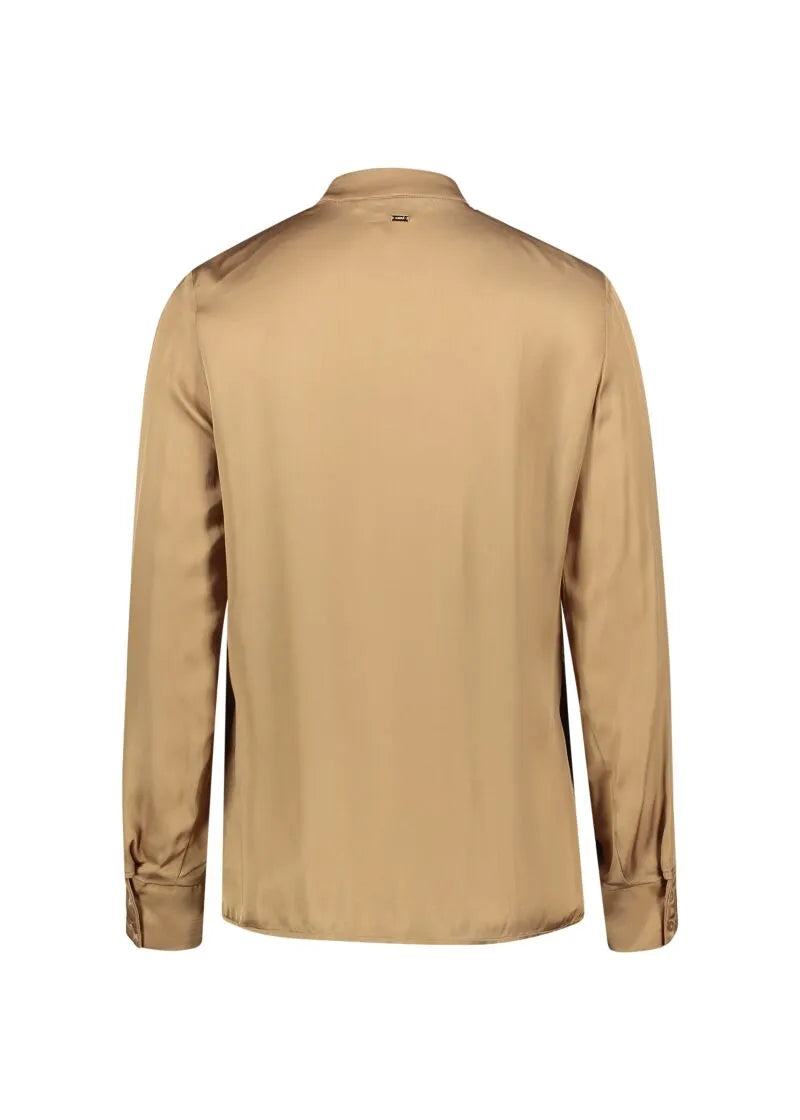 Gaudi Camicia beige in raso 421FD45013