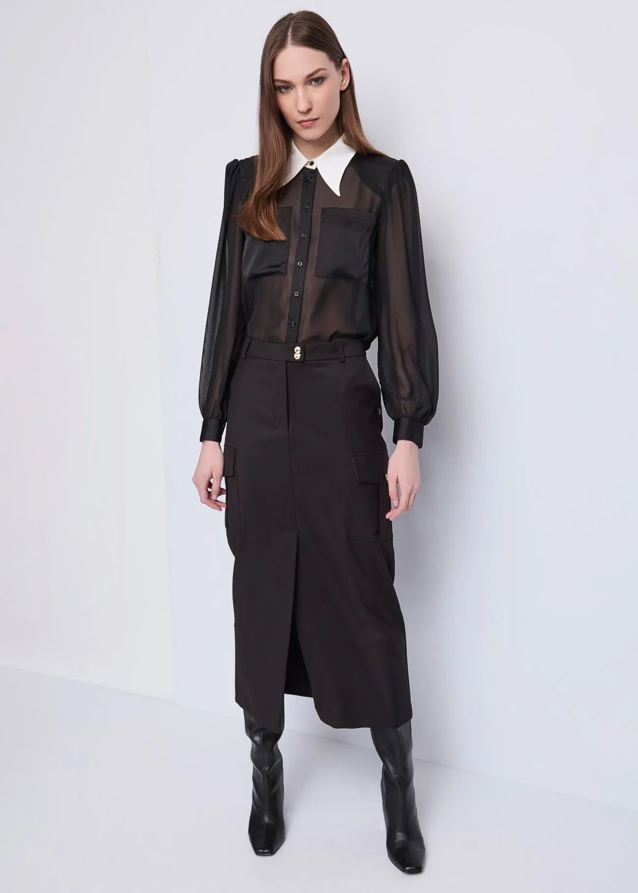 Gaudi Camicia da donna in georgette Bluse e camicie - Boutique Luisa Trendy