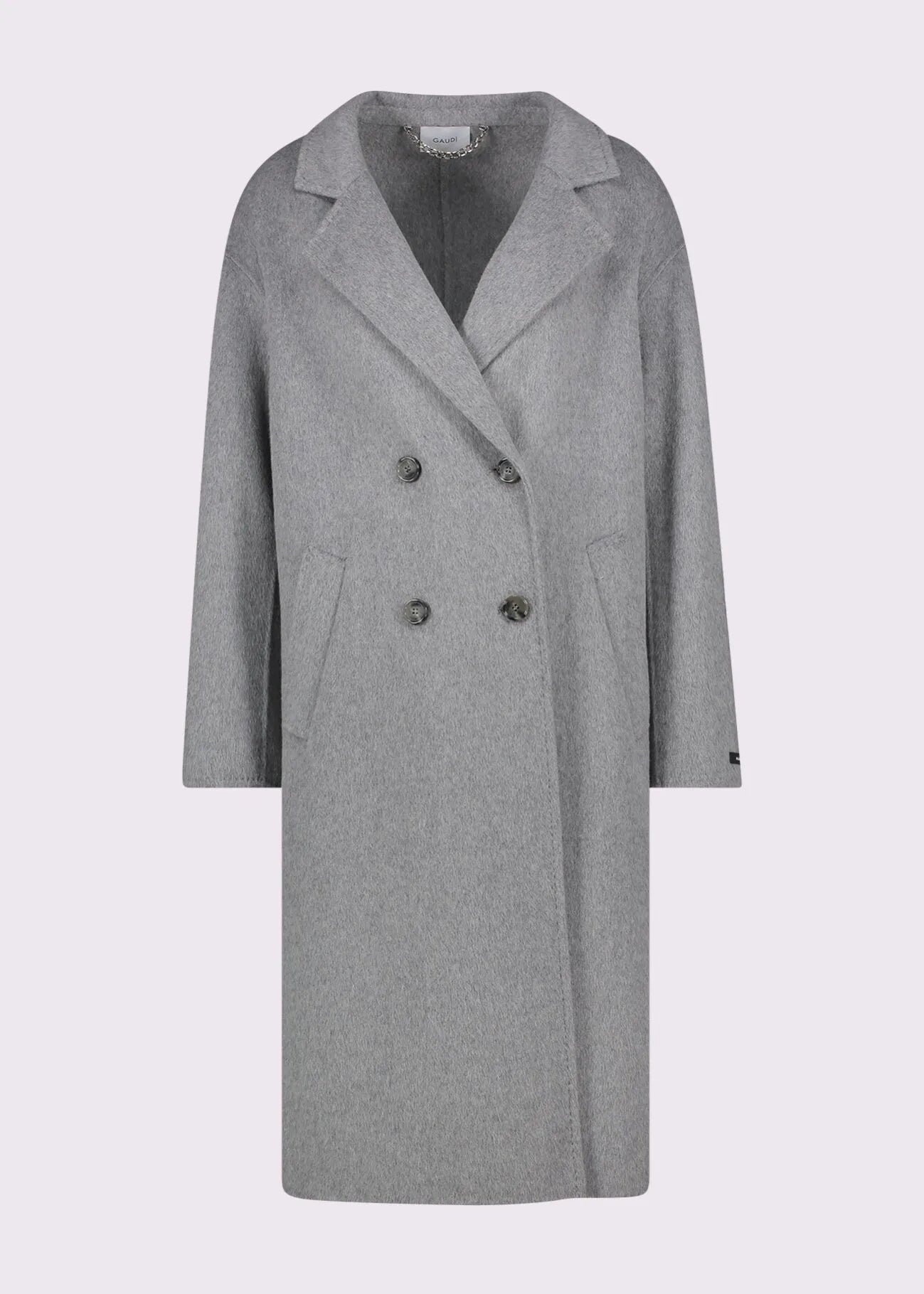 Gaudi Cappotto da donna in panno grigio oversize Capispalla Donna - Boutique Luisa Trendy