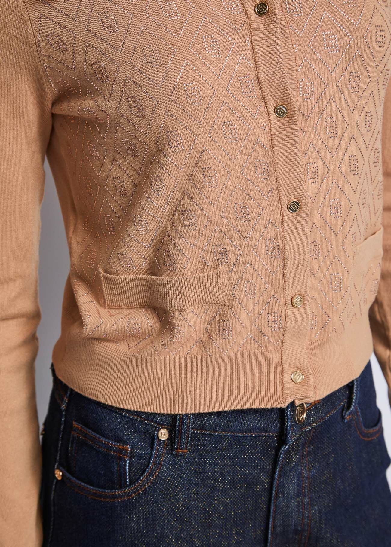 Gaudi Cardigan da donna con bottoni dorati Maglie e cardigan Donna - Boutique Luisa Trendy