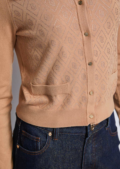 Gaudi Cardigan da donna con bottoni dorati Maglie e cardigan Donna - Boutique Luisa Trendy