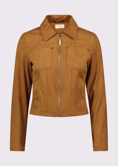 Gaudi Giacca donna marrone con zip Capispalla Donna - Boutique Luisa Trendy