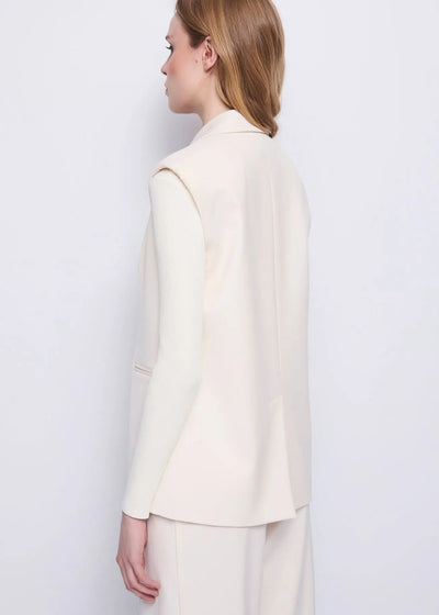 Gaudi Gilet lungo da donna con bottone dorato Capispalla Donna - Boutique Luisa Trendy