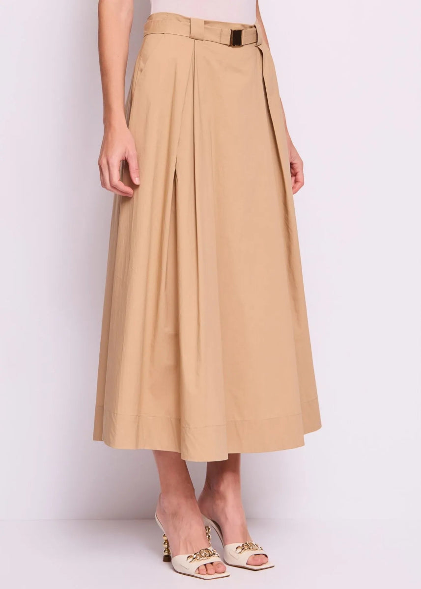 Gaudi Gonna lunga in cotone con cintura Gonna - Boutique Luisa Trendy