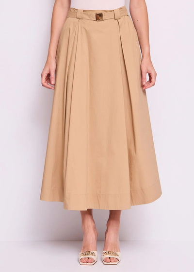 Gaudi Gonna lunga in cotone con cintura Gonna - Boutique Luisa Trendy