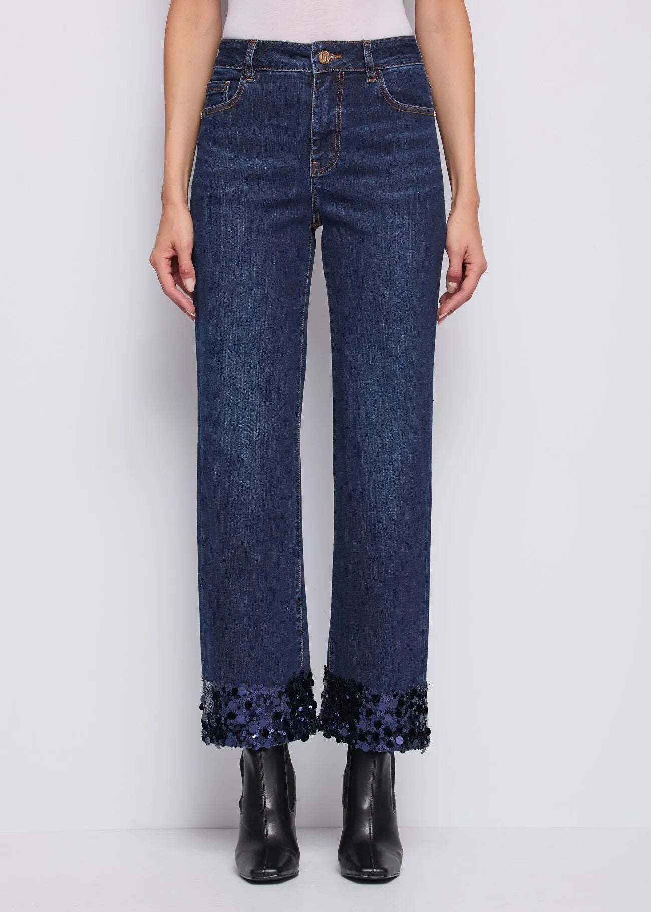 Gaudi Jeans da donna wide leg in cotone used Jeans - Boutique Luisa Trendy