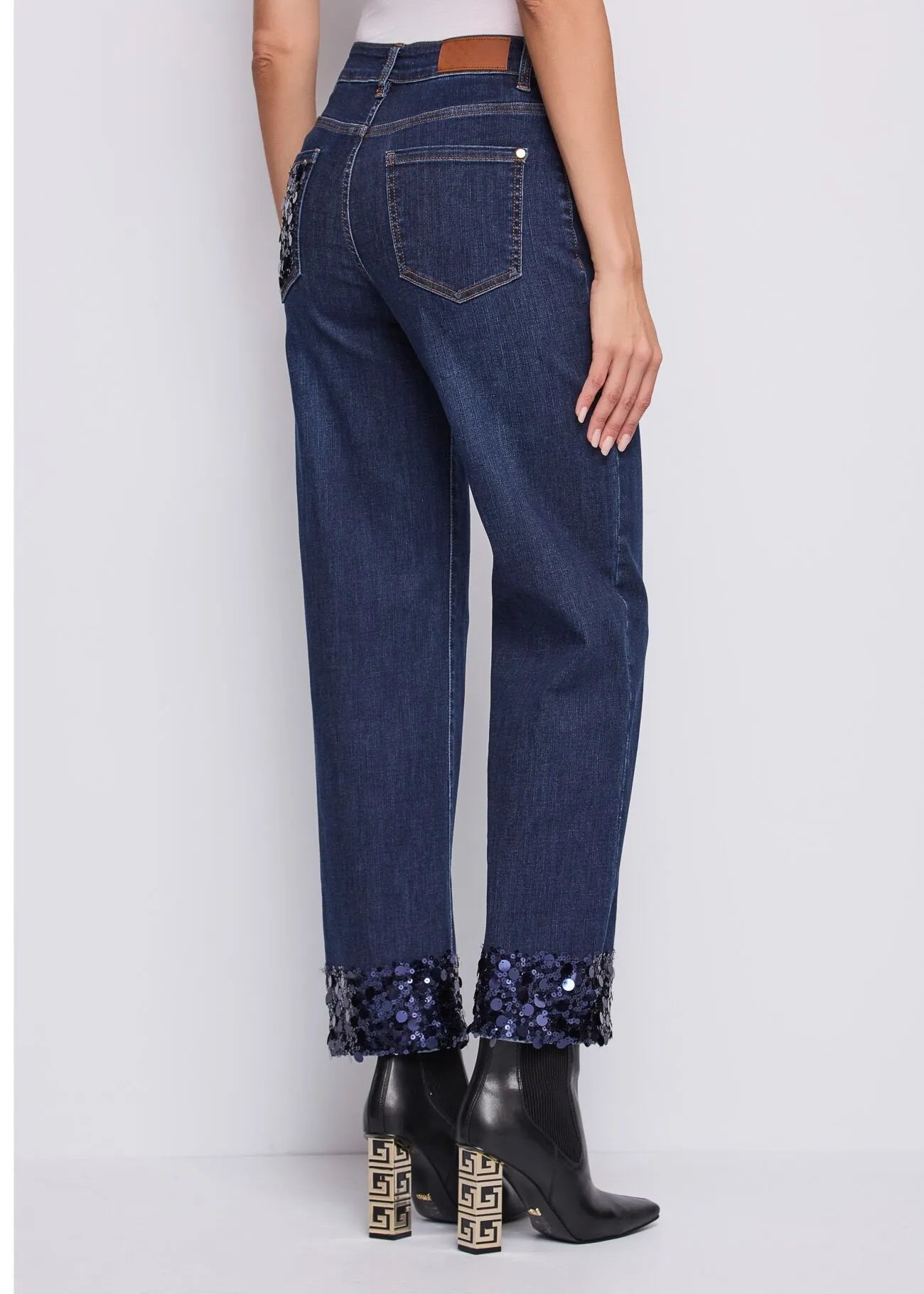 Gaudi Jeans da donna wide leg in cotone used Jeans - Boutique Luisa Trendy