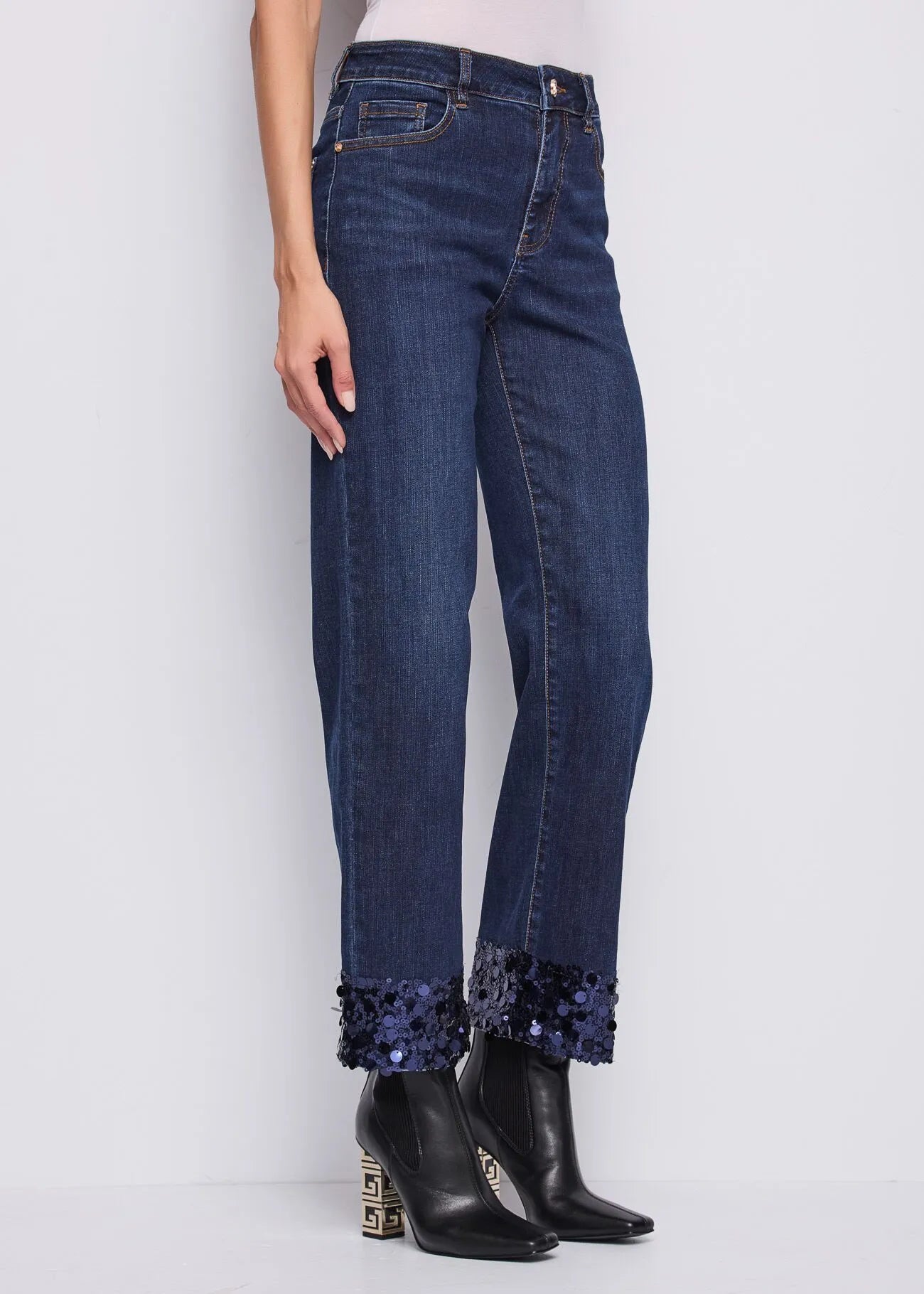 Gaudi Jeans da donna wide leg in cotone used Jeans - Boutique Luisa Trendy