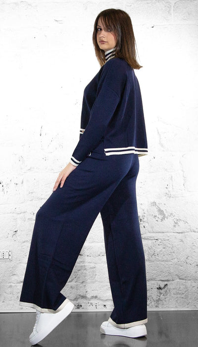 Gaudi Lupetto e pantalone in maglia con bordi a contrasto Maglie e cardigan Donna - Boutique Luisa Trendy