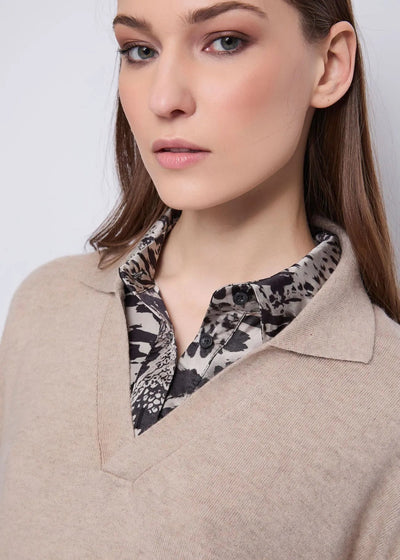 Gaudi Maglia Polo donna in misto lana Maglie e cardigan Donna - Boutique Luisa Trendy