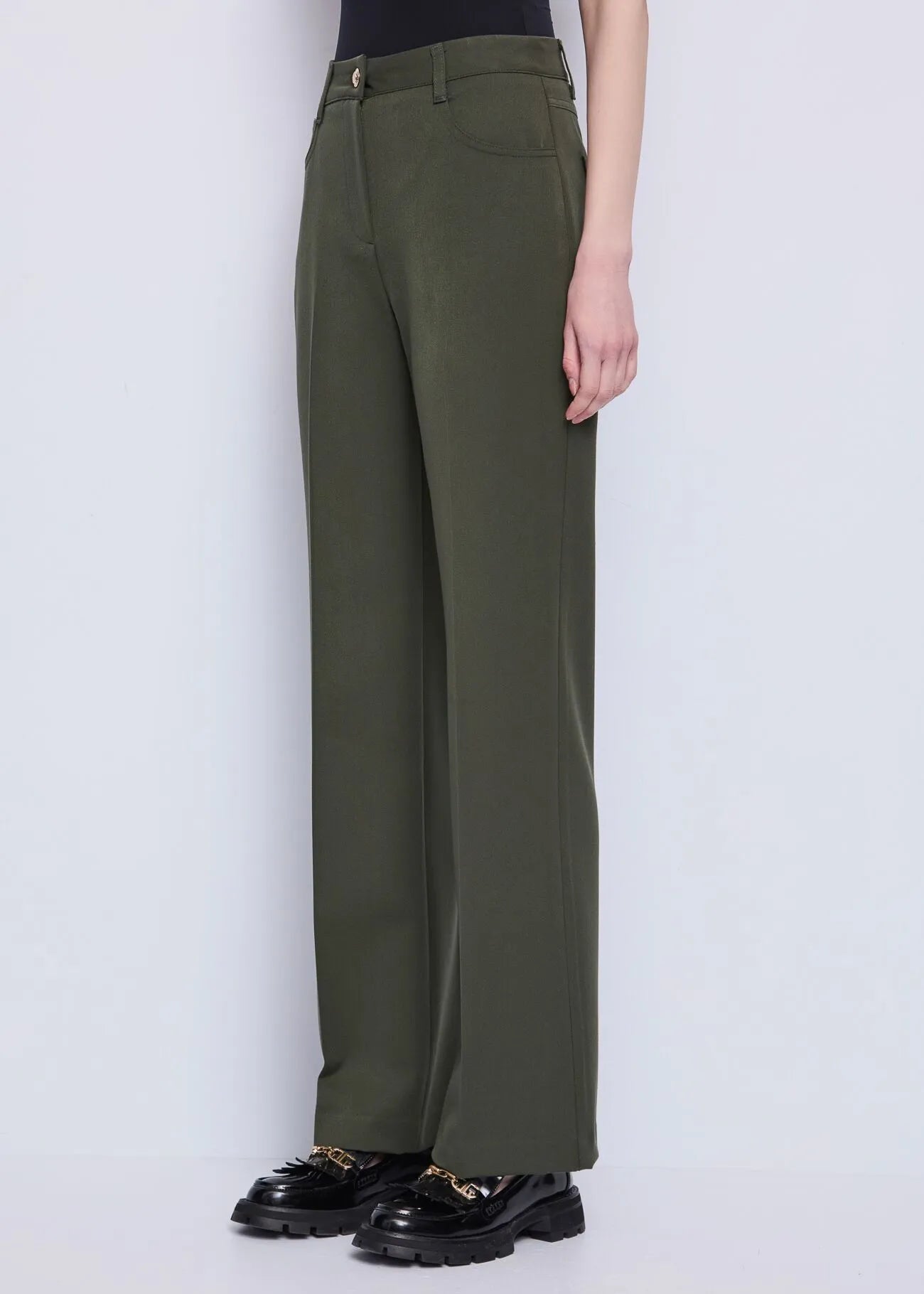 Gaudi Pantaloni da donna cinque tasche con piega stirata Pantalone Donna - Boutique Luisa Trendy