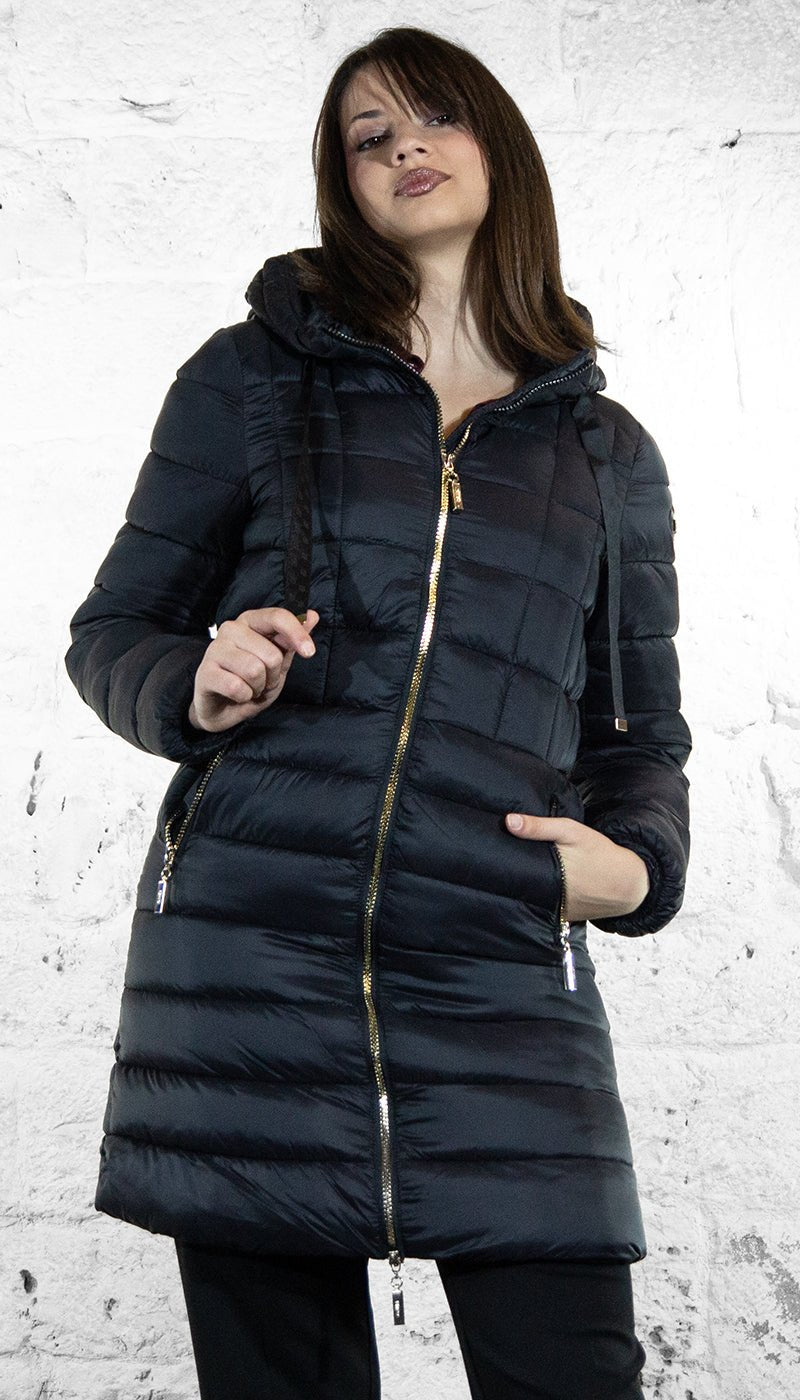 Gaudi Piumino da donna trapuntato con cappuccio Capispalla Donna - Boutique Luisa Trendy