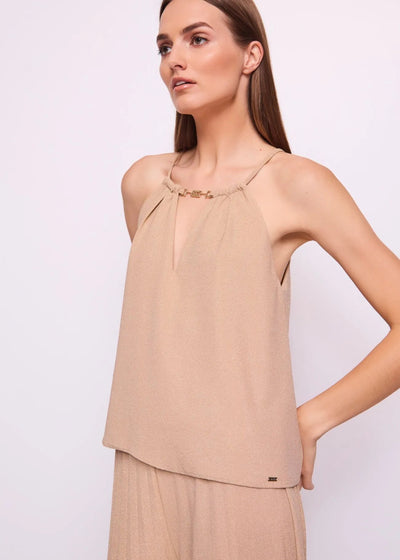 Gaudi Top da donna con dettaglio gioiello T-Shirt e top - Boutique Luisa Trendy