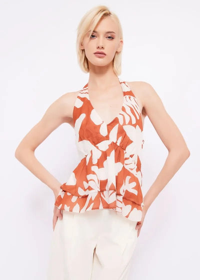 Gaudi Top in voile con stampa T-Shirt e top - Boutique Luisa Trendy