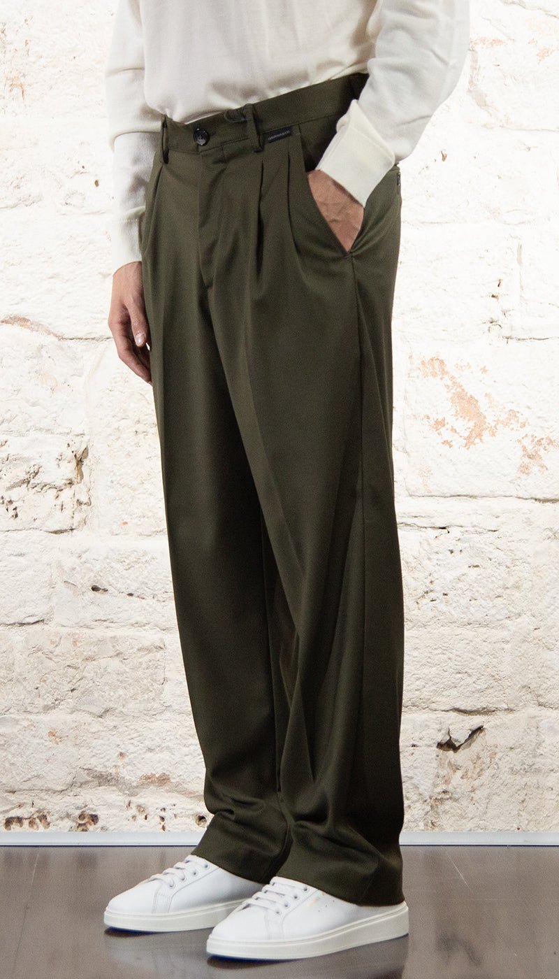 Havana & Co Pantalone doppia pinces over Pantaloni Uomo - Boutique Luisa Trendy