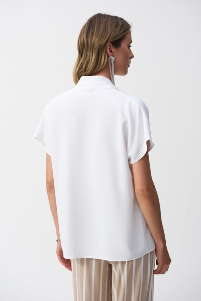 Joseph Ribkoff Blusa in tessuto scollo a V Bluse e camicie - Boutique Luisa Trendy