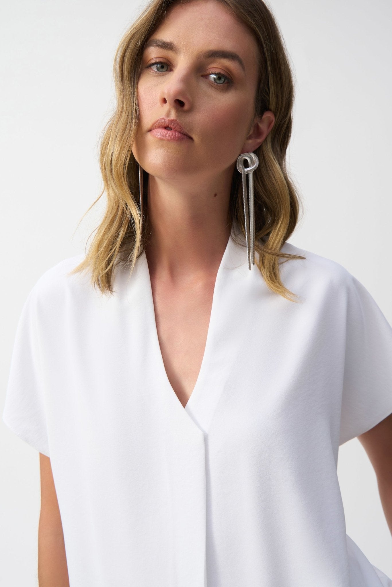 Joseph Ribkoff Blusa in tessuto scollo a V Bluse e camicie - Boutique Luisa Trendy