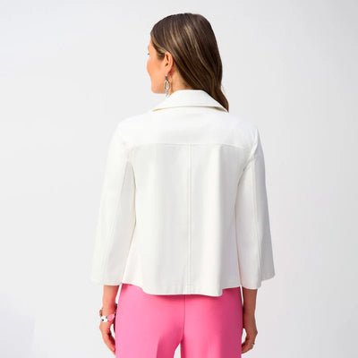 Joseph Ribkoff Giacca Chiodo effetto pelle Capispalla Donna - Boutique Luisa Trendy