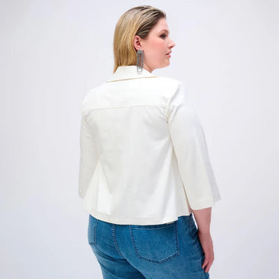 Joseph Ribkoff Giacca Chiodo effetto pelle Capispalla Donna - Boutique Luisa Trendy