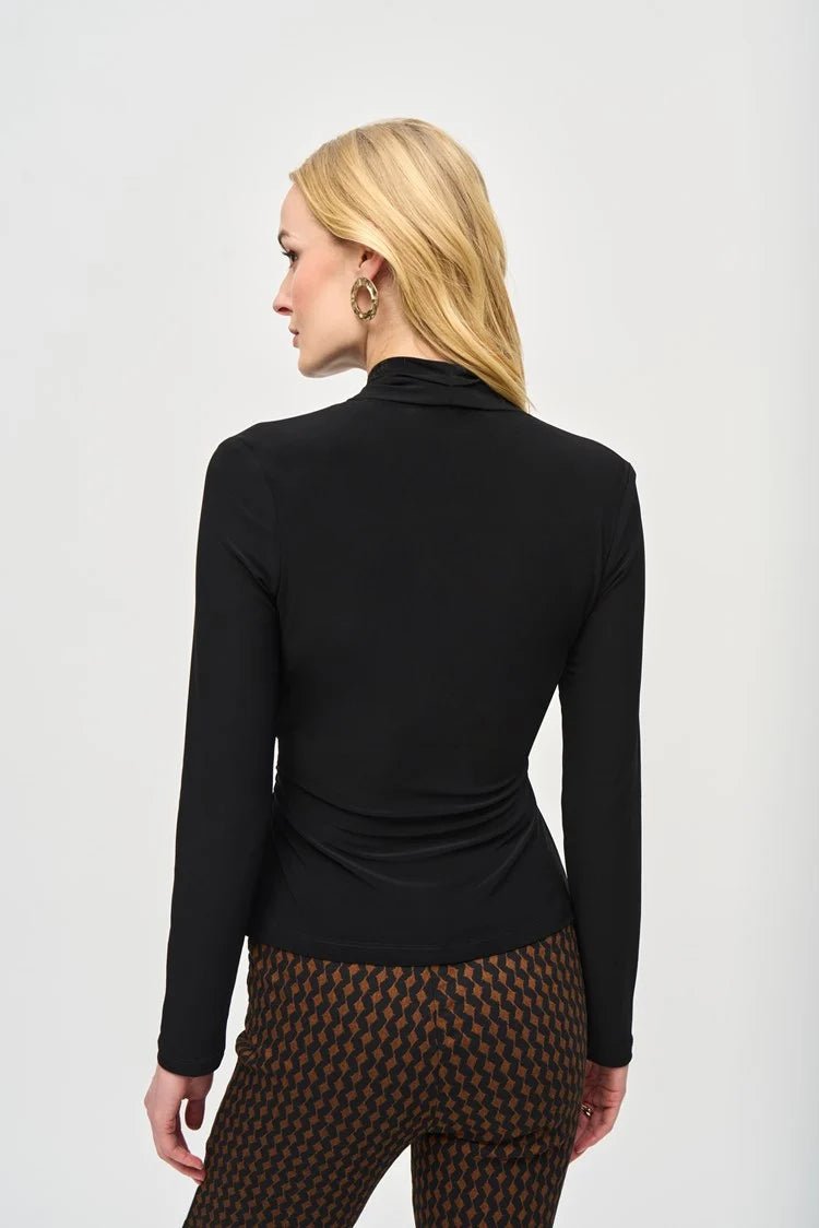 Joseph Ribkoff Maglia a portafoglio aderente in maglia effetto seta T-Shirt e top - Boutique Luisa Trendy