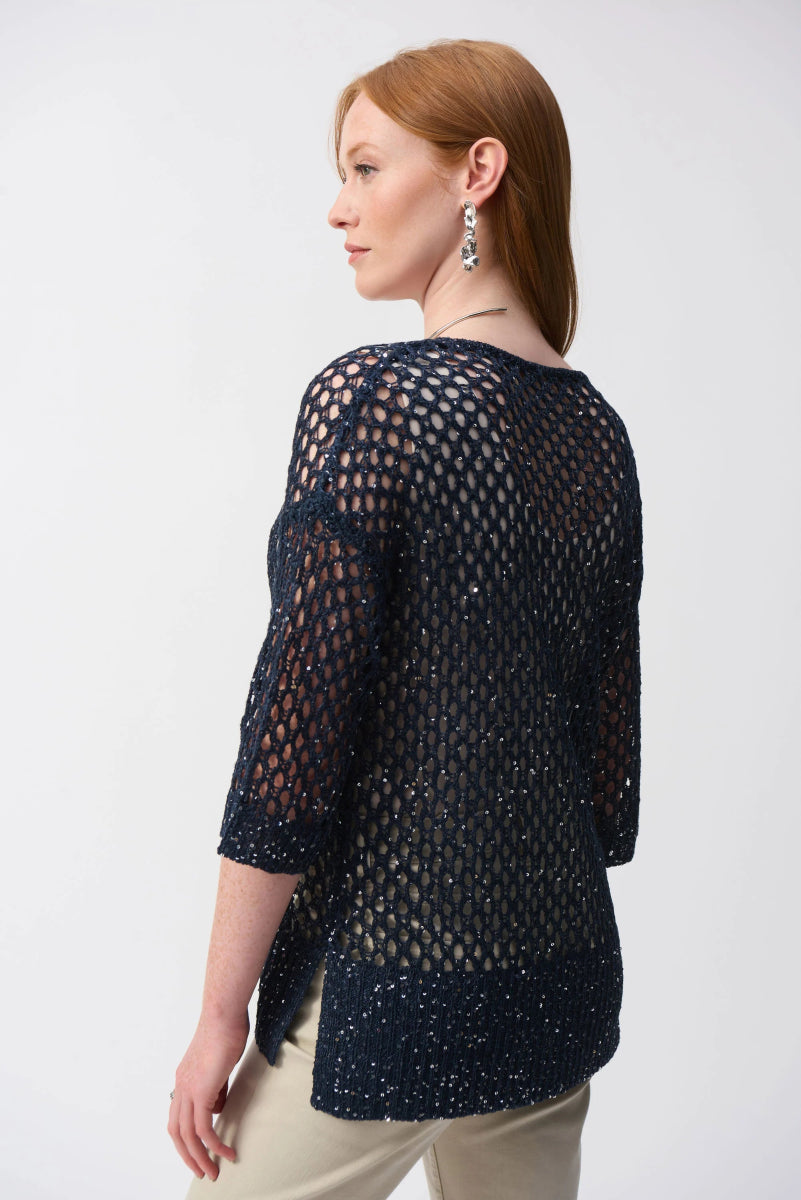 Joseph Ribkoff Maglia traforata con paillettes Maglie e cardigan Donna - Boutique Luisa Trendy