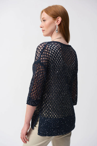 Joseph Ribkoff Maglia traforata con paillettes Maglie e cardigan Donna - Boutique Luisa Trendy