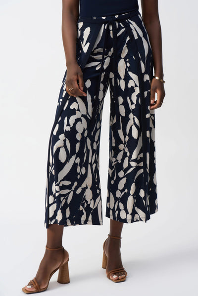 Joseph Ribkoff Pantaloni a gamba larga in maglia con stampa Pantalone Donna - Boutique Luisa Trendy