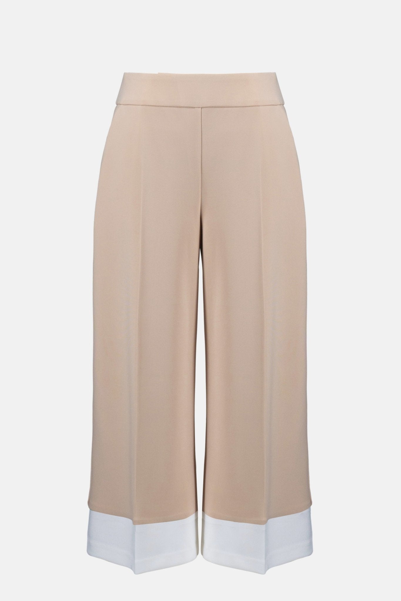 Joseph Ribkoff Pantaloni culotte pull - on in maglia effetto seta con profili a contrasto Pantalone Donna - Boutique Luisa Trendy
