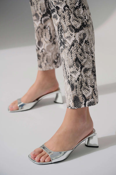 Joseph Ribkoff Pantaloni dritti in maglia con stampa pitonata Pantalone Donna - Boutique Luisa Trendy