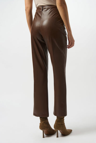 Joseph Ribkoff Pantaloni pull - on a gamba larga in similpelle Pantalone Donna - Boutique Luisa Trendy