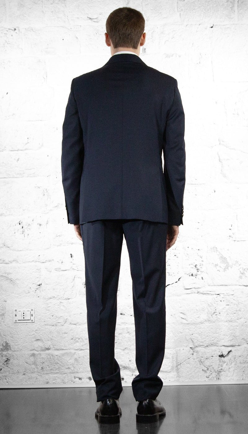 Manuel Ritz Abito blu misto lana drop 8 Abiti e giacche - Boutique Luisa Trendy