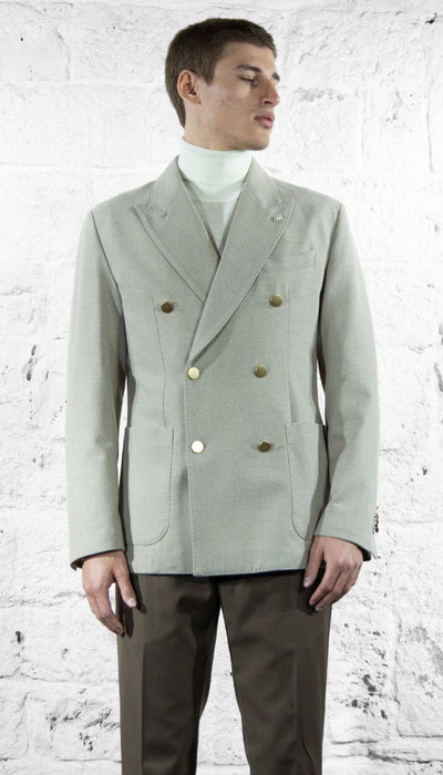 Manuel Ritz Giacca doppiopetto con bottoni oro misto lana Abiti e giacche - Boutique Luisa Trendy