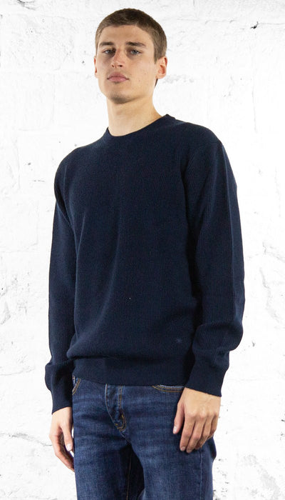 Manuel Ritz Maglia girocollo costa inglese in lana Maglie e cardigan uomo - Boutique Luisa Trendy