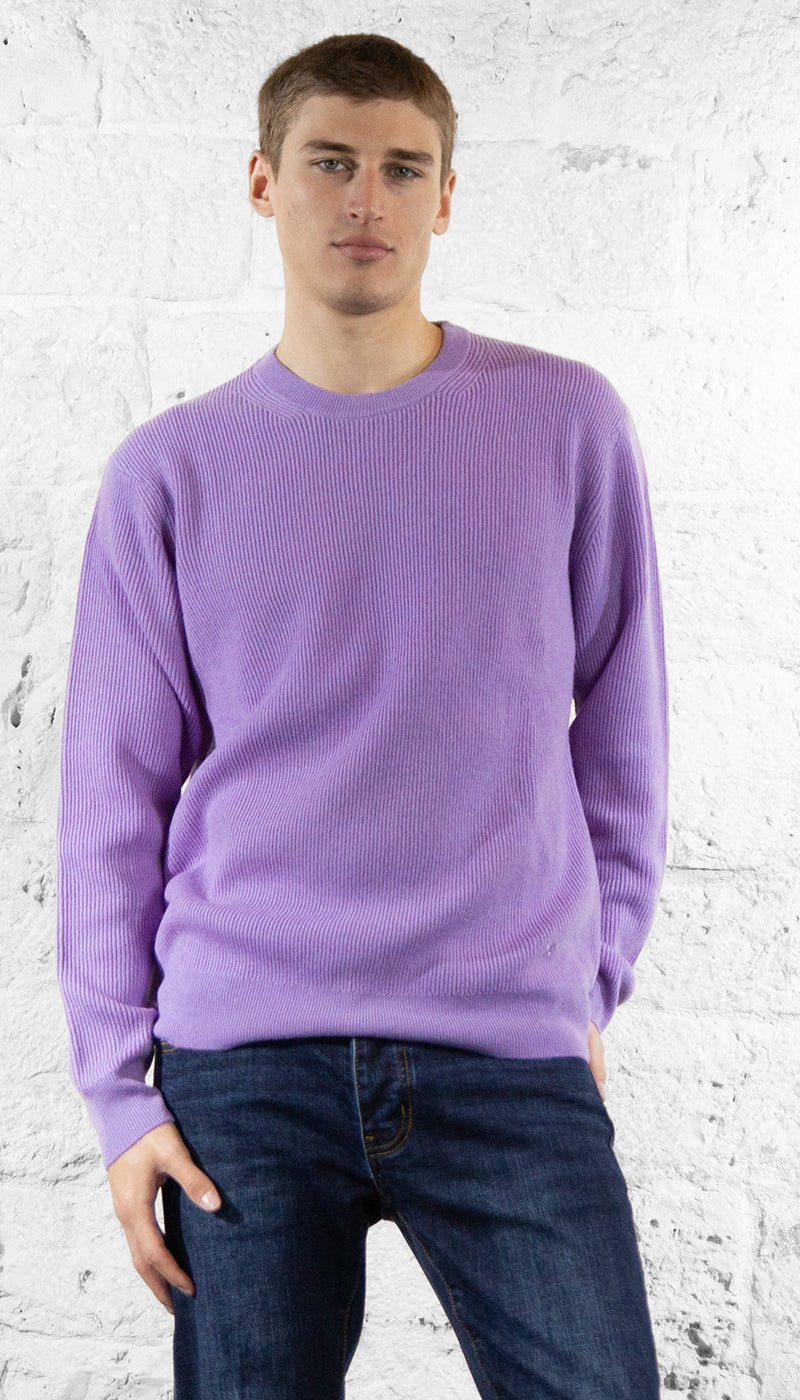 Manuel Ritz Maglia girocollo costa inglese in lana Maglie e cardigan uomo - Boutique Luisa Trendy