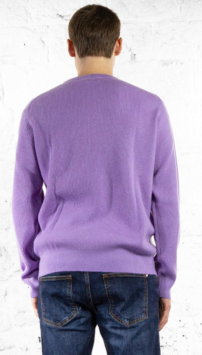 Manuel Ritz Maglia girocollo costa inglese in lana Maglie e cardigan uomo - Boutique Luisa Trendy